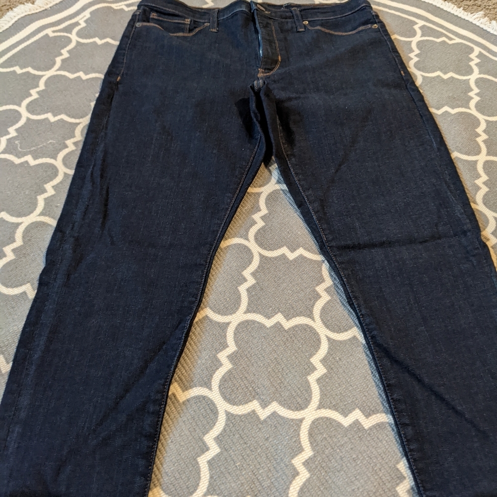 * Tall * Banana Republic Mid Rise Skinny Jeans Size 31Long Super Dark Wash